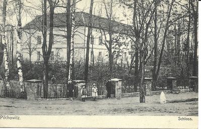 Zamek na widokówce wysłanej w  1905r. (od strony ul.Stanickiej)
