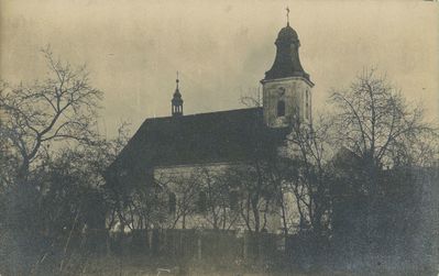 Kościół w Pilchowicach. Ze zbiorów Państwa Wladarz
